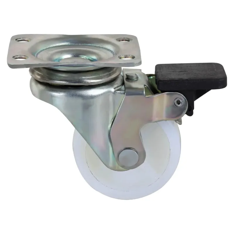 Garrucha con freno blanca 2" src - Código SKU SL-GRM-005