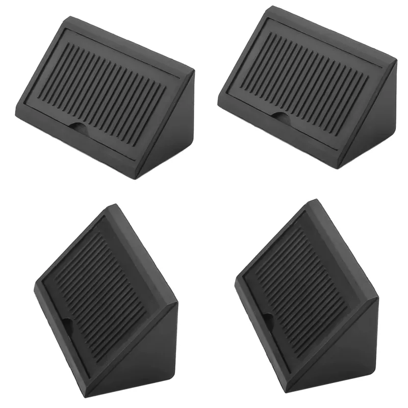 Soporte angular doble plastico negro x 100 pzas - Código SKU SL-AUM-011