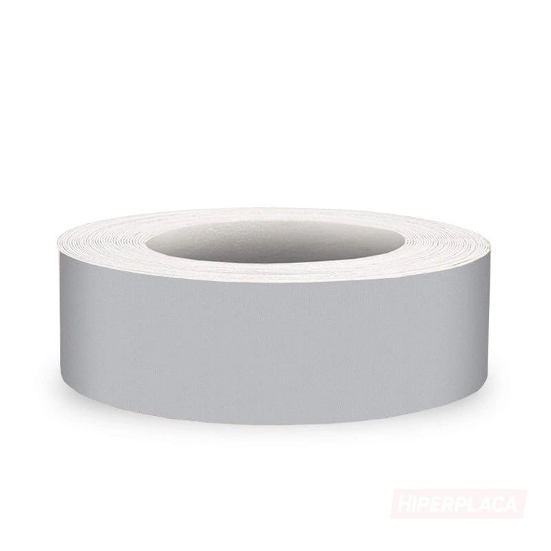 Tapacanto melamina aluminio 22x0.45mm por metro lineal - Código SKU SL-TAP-007
