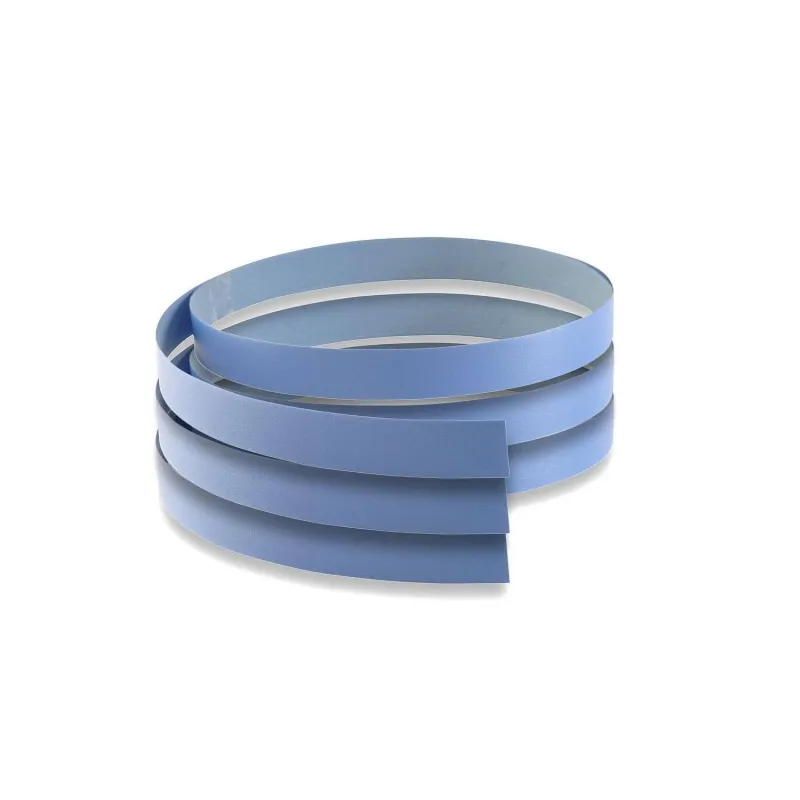 Tapacanto melamina azul 22x0.45mm por metro lineal - Código SKU SL-TAP-051