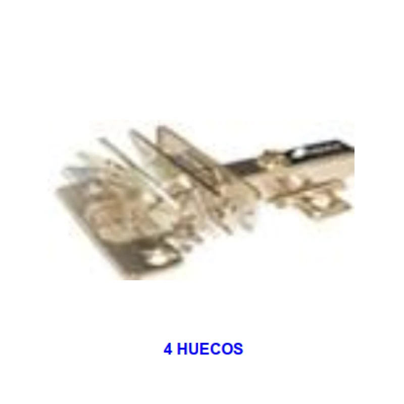 Bisagra neumática clip-on 4 huecos (40mm / 110°) - Código SKU 100.01.011