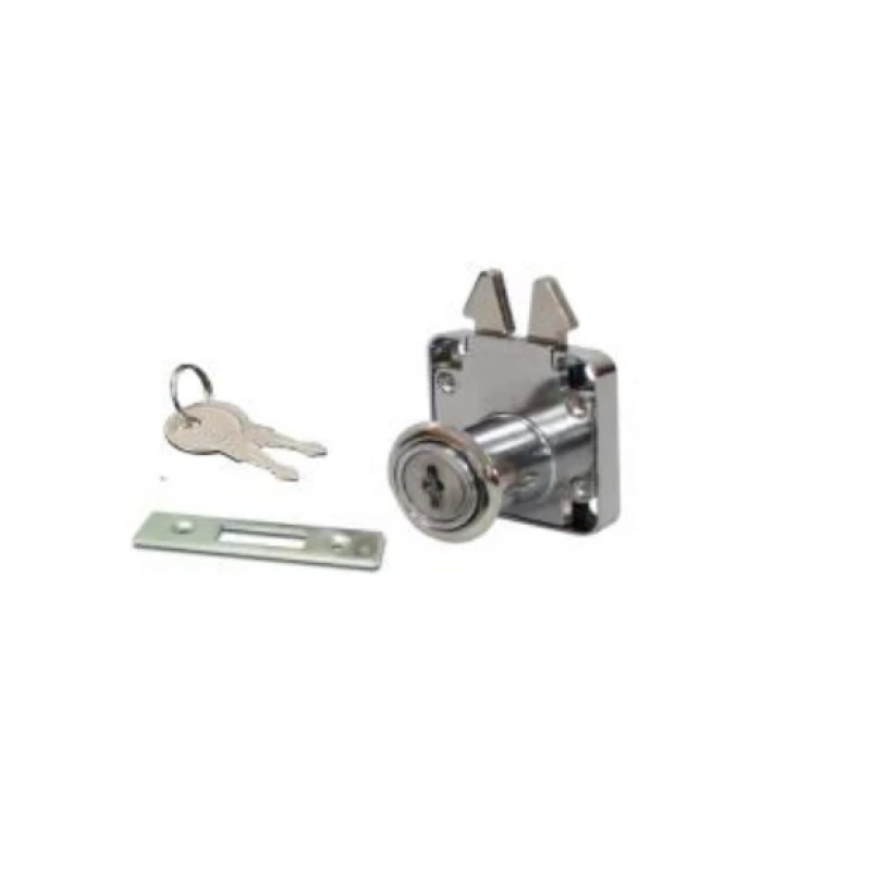 Cerradura doble pestillo niq. 22mm - Código SKU 300.01.005