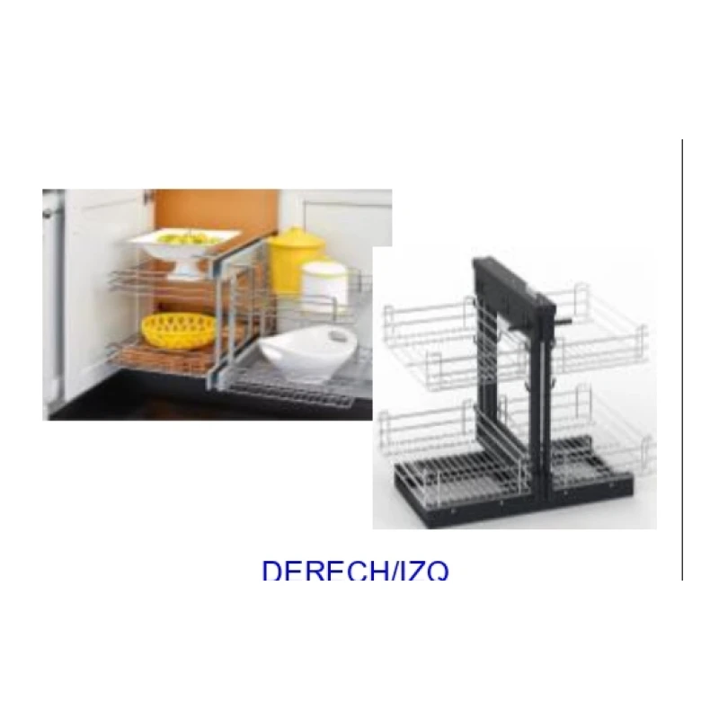 Esq.cierre lento ext.completa cro/gris (800/w620 - 900/w660*d485*h610mm) - Código SKU 600.01.097