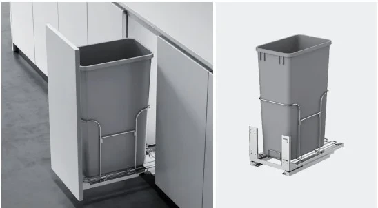 Basurero extraíble plastico 30l 400mm - Código SKU SL-BASUEXTPLA-KOV