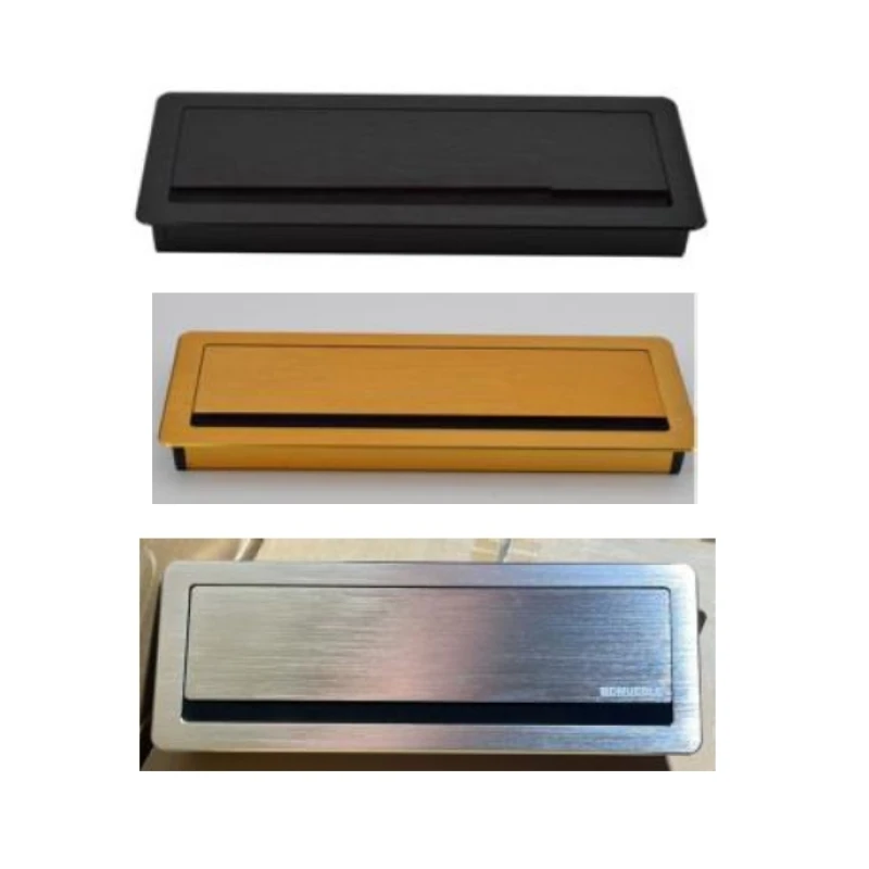 Pasacable c.lento alum. 120mm (neg. / oro / plata - 300 y 400mm) - Código SKU 600.02.070