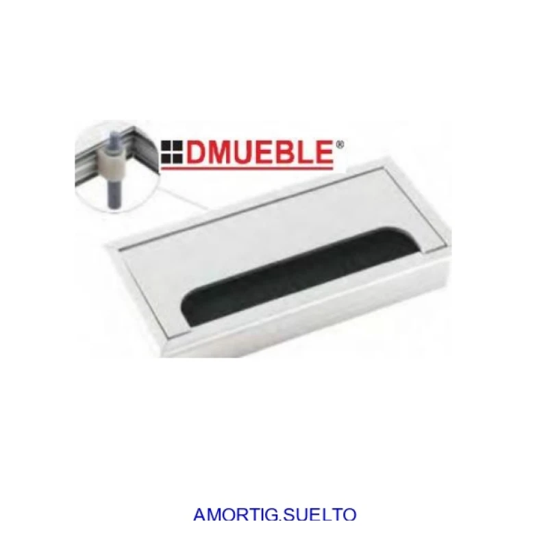 Pasacable c.lento plata 100 y 120mm amortig. suelto (300 a 600mm) - Código SKU 600.02.062