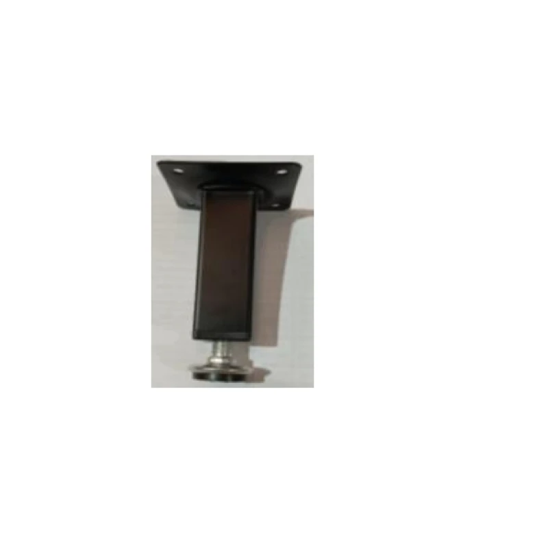 Pata cuadrada l25 x w 25 x h100 (satin, niquel / negra) - Código SKU 500.04.070