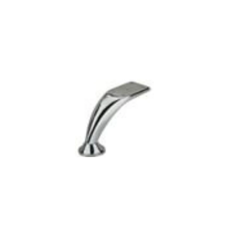 Pata mueble curva 125mm (cromo / niquel) - Código SKU 500.04.058