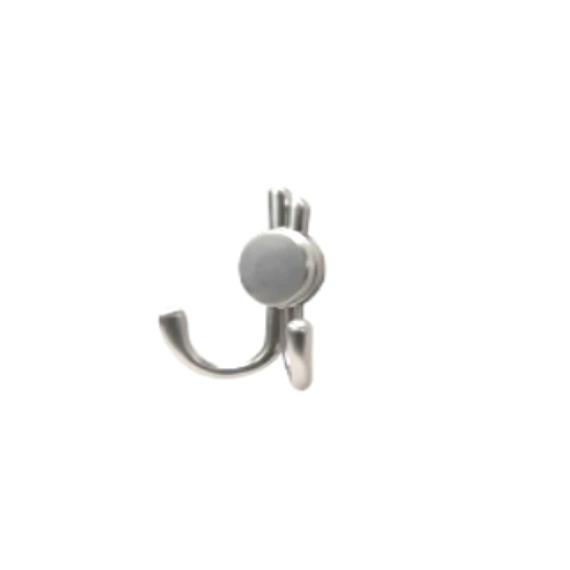 Perchero doble j con disco (negro mate / niquel cepillado / oro pulido) - Código SKU 500.02.727