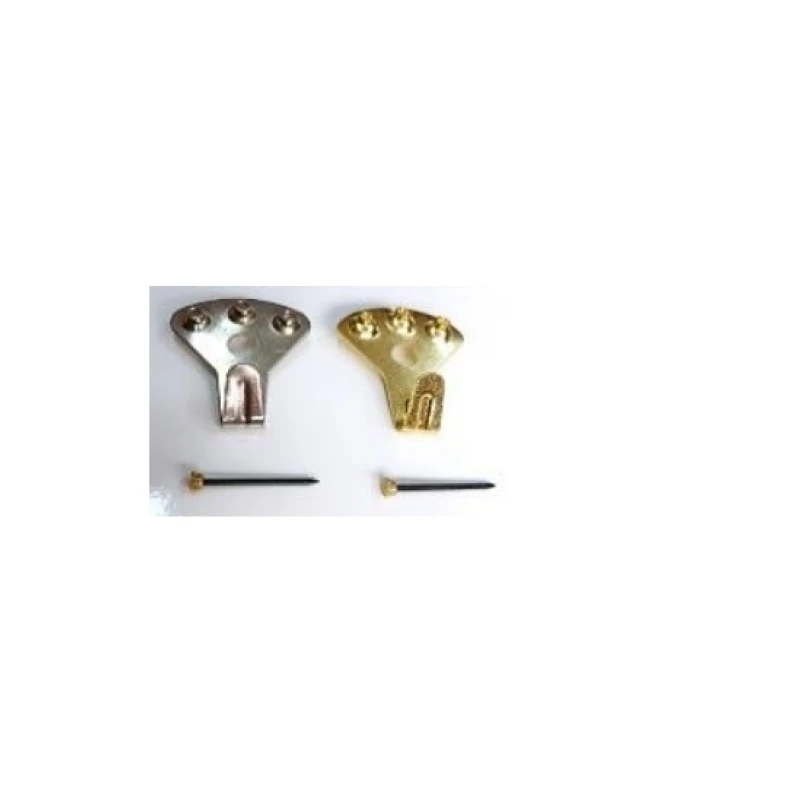 Perchero mini doble (oro / niquel) - Código SKU 500.02.364