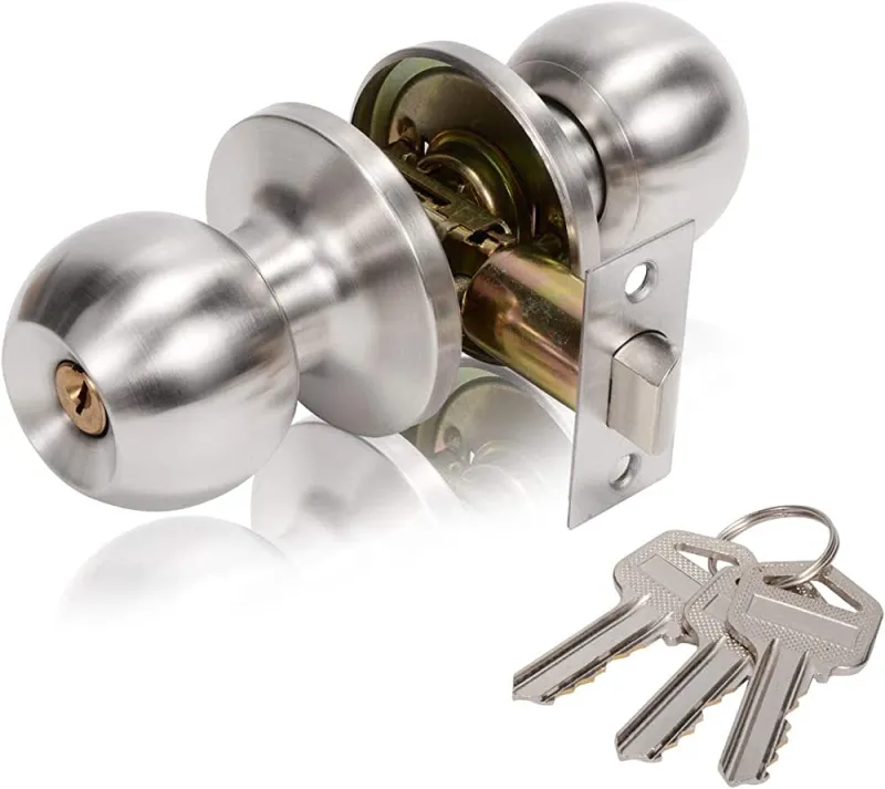 Chapa de pomo p/dormitorio ac. inox. 201sus - Código SKU 203151