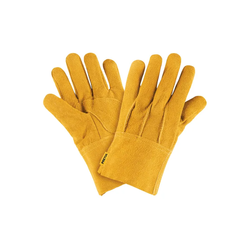 Guantes de carnaza cortos unitalla - Código SKU 23262