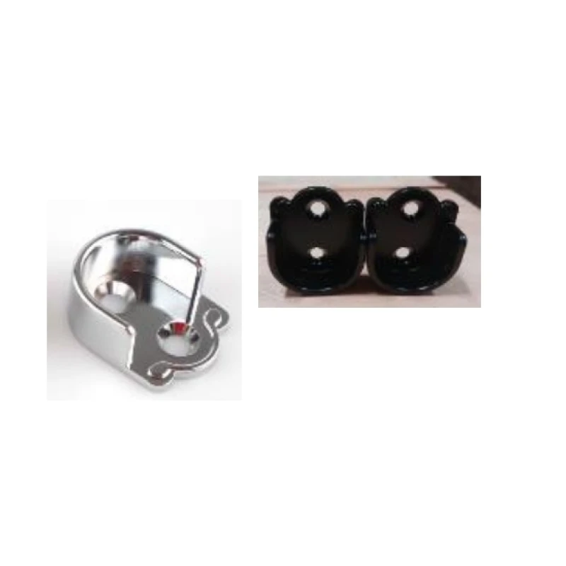 Soporte tubo ø25mm (neg.mate / cromado) - Código SKU 500.02.031