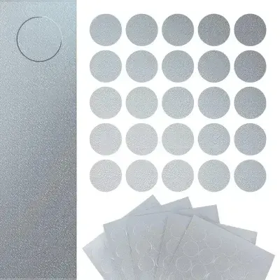 Tapa tornillo adhesivo aluminio x 140 unid - SKU SL-TTA-022