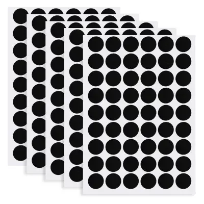 Tapa tornillo adhesivo negro x 140 unid - SKU SL-TTA-016
