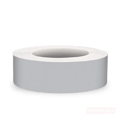 Tapacanto melamina aluminio 22x0.45mm por metro lineal - SKU SL-TAP-007