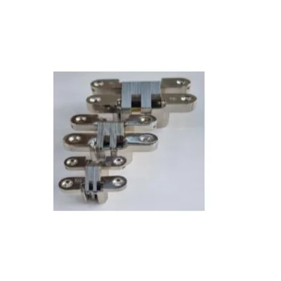 Bisagra invisible niquel / sus201 (43mm a 118mm) - SKU 100.01.110
