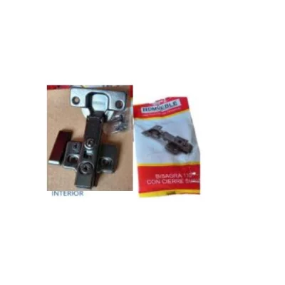 Bisag. neumat. clip-on niq.neg. 110° (lateral / central / interior) - SKU 100.01.090