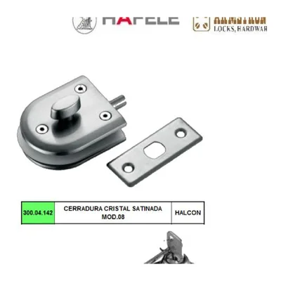 Cerradura cristal satinada - SKU 300.04.143