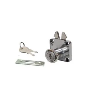 Cerradura doble pestillo niq. 22mm - SKU 300.01.005