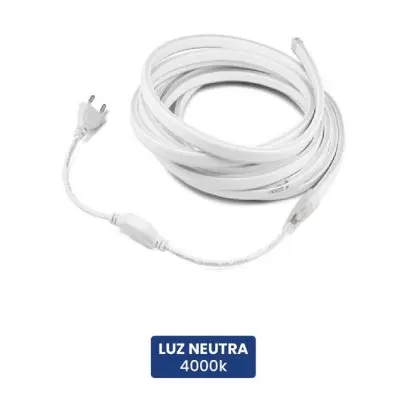 Cinta led neon 220v 4000k 5mts - Vista técnica secundaria