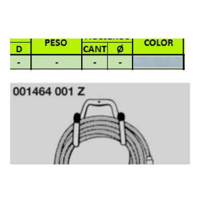 Colgador organizador mural para mangueras y cables en acero zincado 150x245mm - Aplicación sujetando manguera de jardín enrollada