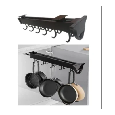 Colgador ollas cl.neg. (4/w85*d360*h107mm - 6/w85*d460*h107mm) - SKU 600.01.167