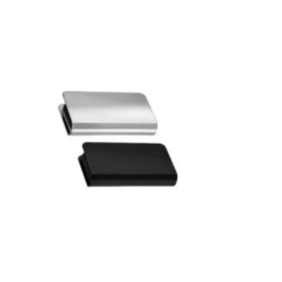 Contrapieza 41*25mm (negro / cromo) - SKU 300.03.001