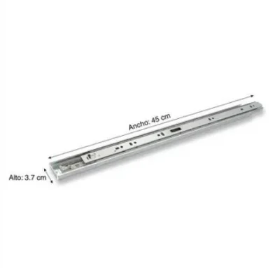 Corredera push 450mm (18") - SKU SL-CORRPUS450-GY