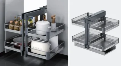 Esquinero mágico vidrio 800-900mm - SKU SL-ESQUMAGVID-KOV