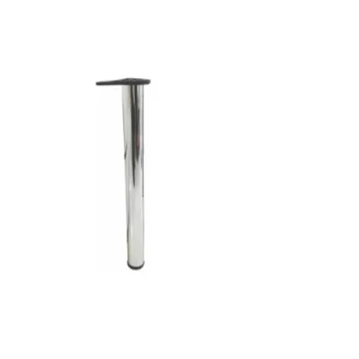 Pata mesa cilindrica ø60mm (710mm / 870mm - cromada, nickel sat., negra) - SKU 500.04.001