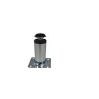 Pata mueble cilindrica 30*100mm (niquel / cromo) - SKU 500.04.068