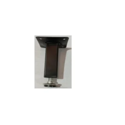 Pata cuadrada l25 x w 25 x h100 (satin, niquel / negra) - SKU 500.04.070
