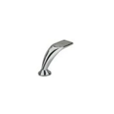 Pata mueble curva 125mm (cromo / niquel) - SKU 500.04.058