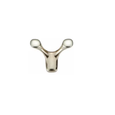 Perchero doble en y (negro mate / niq.cepillado / oro pulido — 500.02.589) - SKU 500.02.589