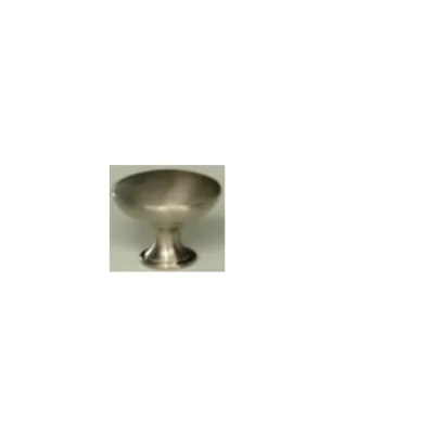 Perilla copa (cromo ø30.3*h28.5mm / neg. mate / níquel cep. 28*29mm) - SKU 900.03.160