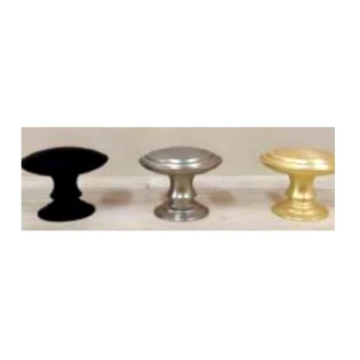 Perilla hongo clásica (negro mate / niq.cepillado mate / oro cepillado) - SKU 900.03.242