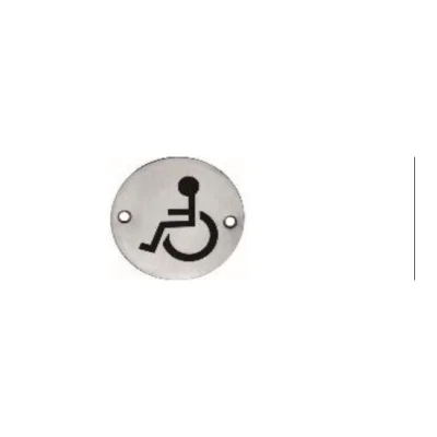 Placa baño discap.redn.sus304 130mm - SKU 600.02.005