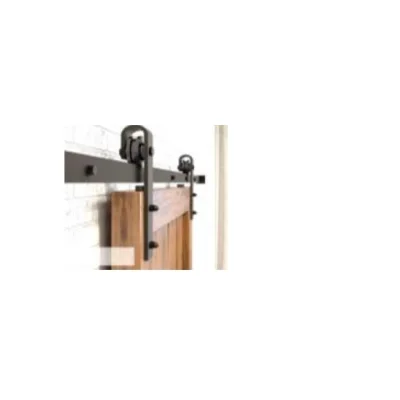 Sist. corred.1 puerta neg.150kg/2m riel negro 3mmx40mmx2m - SKU 400.02.070