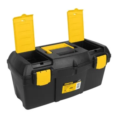 Caja de herramienta 19" con compartimiento - Vista técnica secundaria
