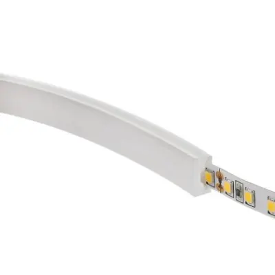 Canaleta flexible para cinta led mod. ll1510 x metro - Vista técnica secundaria