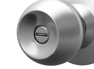 Chapa de pomo p/baño ac. inox-travex - Vista técnica secundaria