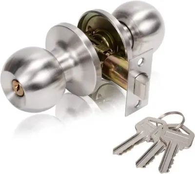 Chapa de pomo p/dormitorio ac. inox. 201sus - SKU 203151
