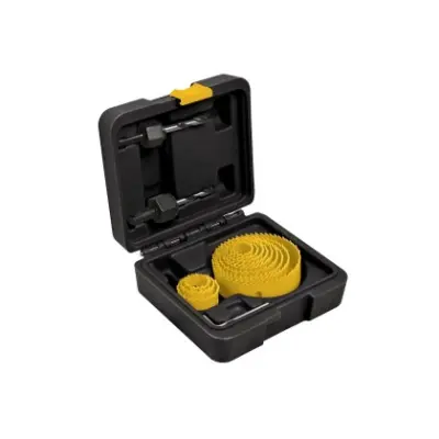 Jgo de 12 pzs 12 sierra copas 2 guías y llave allen - SKU 26037