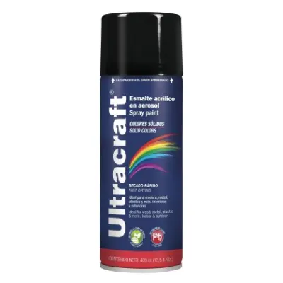 Pintura en spray negro mate u. gral. - SKU 40034