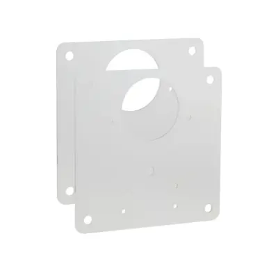 Placa repara bisagra 35 blanco x par - Vista técnica secundaria