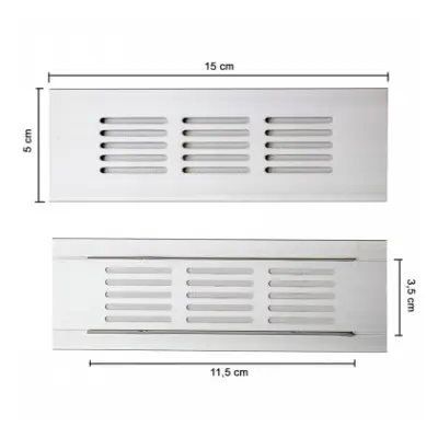 Rejilla de aluminio 50*150mm - SKU ERP01