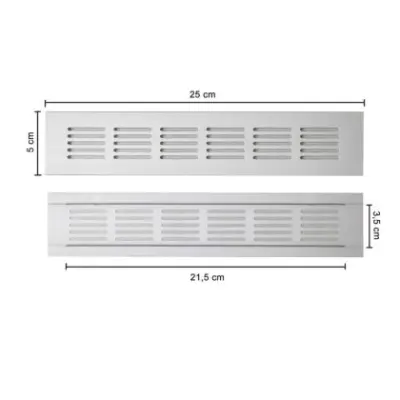 Rejilla de aluminio 50*250mm - SKU ERP02