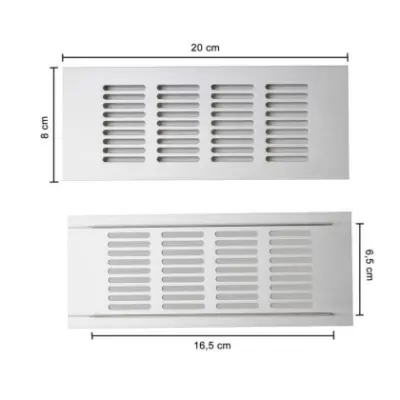 Rejilla de aluminio 80*200mm - SKU ERP05