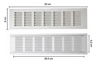 Rejilla de aluminio 80*300mm - SKU ERP07